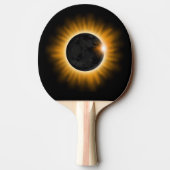 Totality Solar Eclipse Personalisiert Tischtennis Schläger (Rückseite)