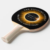 Totality Solar Eclipse Personalisiert Tischtennis Schläger (Vorderseite)