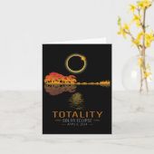 Totality Spring 4 08 24 Total Solar Eclipse Gitarr Karte (Gelbe Blume)