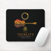 Totality Spring 4 08 24 Total Solar Eclipse Gitarr Mousepad (Mit Mouse)