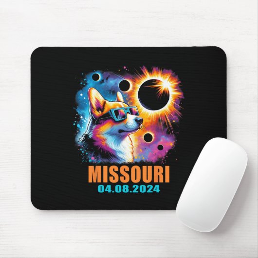 Totality Total Solar Eclipse 2024 Mousepad (Mit Mouse)