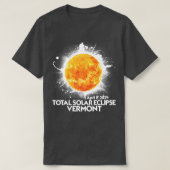 Totality VERMONT 2024 American Total Solar Eclipse T-Shirt (Design vorne)