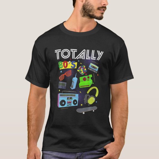 Totally 80er Cool Retro 1980S Totally 80er Party T T-Shirt (Vorderseite)
