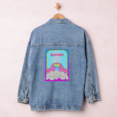 Totally 80er Fun Neon Inspiriert Unicorn Jeansjacke (Hangar)