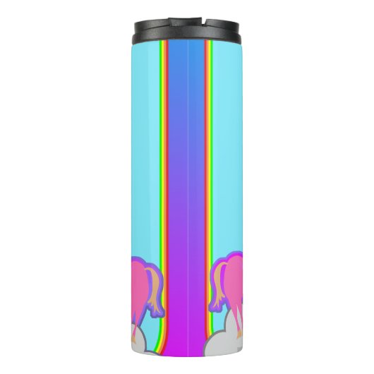 Totally 80er Unicorn Thermosbecher (Rückseite)