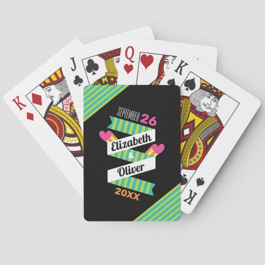 Totally 80er Wedding Spielkarten (Rückseite)