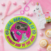 Totally 80s Retro Birthday Party Invitation Pappteller (Party)