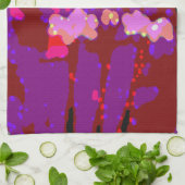 Totally Abstrakt Bougainvillea Küchentuch (Gefaltet)