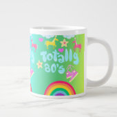 Totally Achtties Regenbogenmotto Jumbo-Tasse (Rechts)
