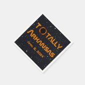 Totally Arkansas 2024 Solar Eclipse Serviette (Ecke)