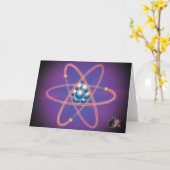 Totally Atomic Greeting Card Karte (Gelbe Blume)