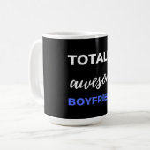 Totally Awesome Boyfriend Kaffeetasse (Vorderseite Links)