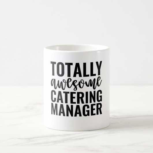 Totally Awesome Catering Manager Kaffeetasse (Mittel)