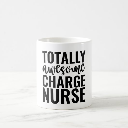 Totally Awesome Charge Nurse Kaffeetasse (Mittel)