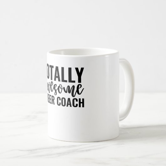 Totally Awesome Cheer Coach Kaffeetasse (VorderseiteRechts)
