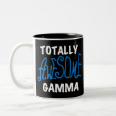 Totally Awesome Gamma Blue Tshirts and Gifts Zweifarbige Tasse (Links)
