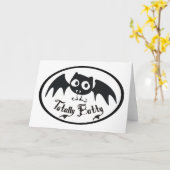 Totally Batty Karte (Gelbe Blume)