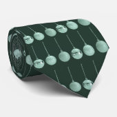 Totally Baubled Christmas Ornament Vector Design  Krawatte (Gerollt)