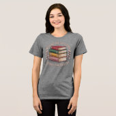 Totally Chaptered Out Weekend Reader Graphic Tri-Blend Shirt (Vorderseite voll)