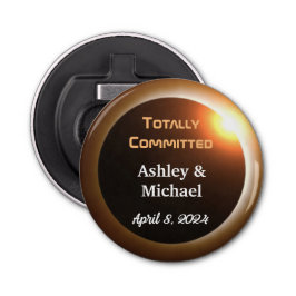 Totally Committed Eclipse Theme Wedding Flaschenöffner