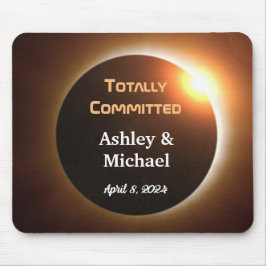 Totally Committed Eclipse Theme Wedding Mousepad