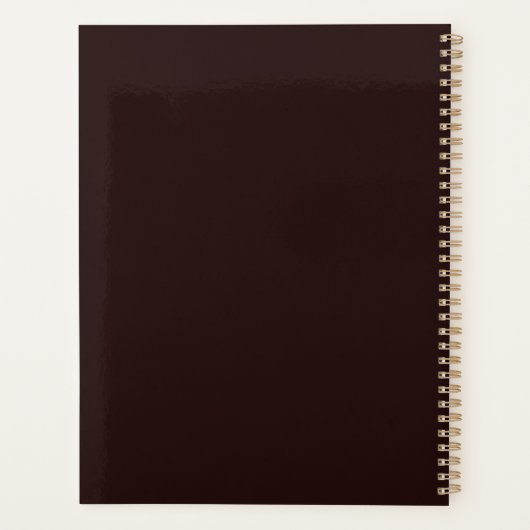 Totally Committed Eclipse Theme Wedding Planer (Rückseite)