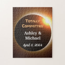 Totally Committed Eclipse Theme Wedding Puzzle