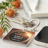 Totally Committed Eclipse Theme Wedding Schlüsselanhänger (Vorderseite rechts)