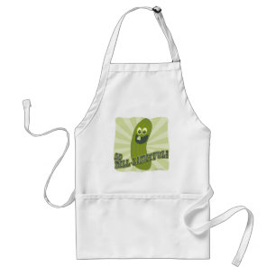Totally Dill Light Pickle Fun Cartoon Food Schürze