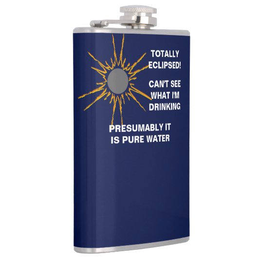 Totally eclipsed lustig anpassbar flachmann (Rechts)