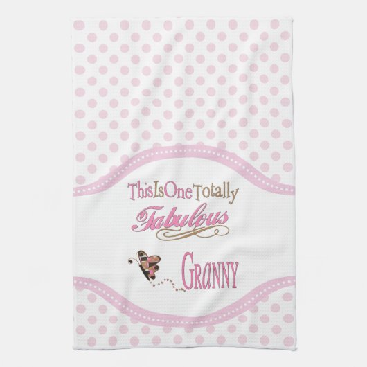 Totally Fabulous Granny Geschirrtuch (Vertikal)