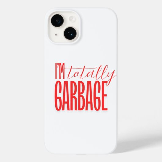 Totally Garbage Case-Mate iPhone Hülle (Rückseite)