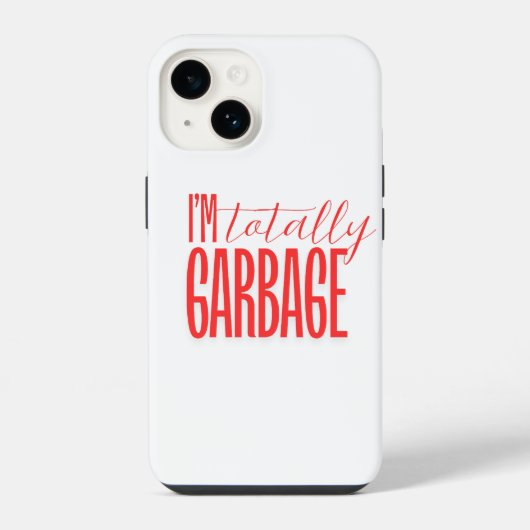 Totally Garbage iPhone Hülle (Rückseite)