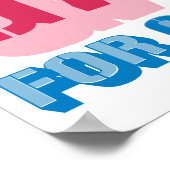 Totally Gay für Obama -.png Poster (Ecke)