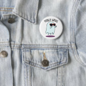 Totally Ghoul Funny Cool Halloween Ghost Pun Button (Beispiel)
