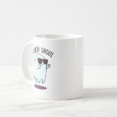 Totally Ghoul Funny Cool Halloween Ghost Pun Kaffeetasse (Vorderseite Links)