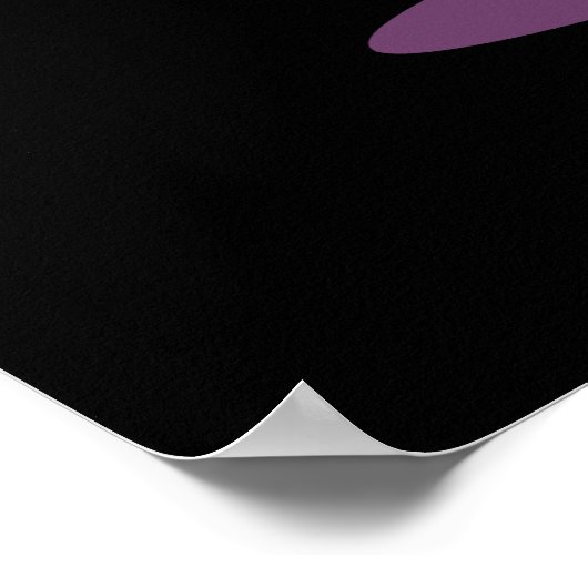 Totally Ghoul Funny Halloween Ghost Pun Dark BG Poster (Ecke)