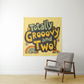 Totally Groovy und 2. Geburtstag Wandteppich (Beispiel)