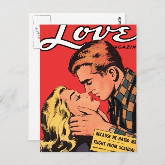 Totally in Love Postkarte (Vorne/Hinten)