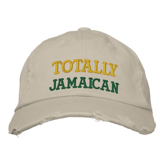 Totally Jamaica Chino Cap Bestickte Kappe (Vorderseite)