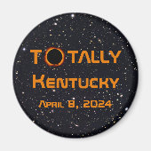 Totally Kentucky 2024 Solar Eclipse Magnet (Vorne)