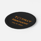 Totally Kentucky 2024 Solar Eclipse Pappteller (Schrägansicht)