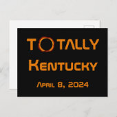 Totally Kentucky 2024 Solar Eclipse Postkarte (Vorne/Hinten)
