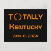 Totally Kentucky 2024 Solar Eclipse Postkarte (Vorderseite)