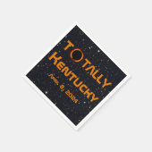 Totally Kentucky 2024 Solar Eclipse Serviette (Ecke)