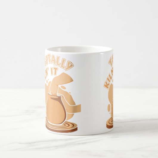 Totally Kiln It Pottery Pro Wheel Hobby Lover Pott Kaffeetasse (Mittel)