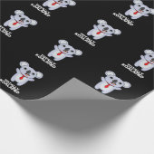 Totally Koala Funny Koala Bear Pun Dark BG Geschenkpapier (Ecke)