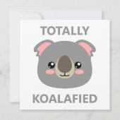 Totally Koalafied Karte (Vorderseite)