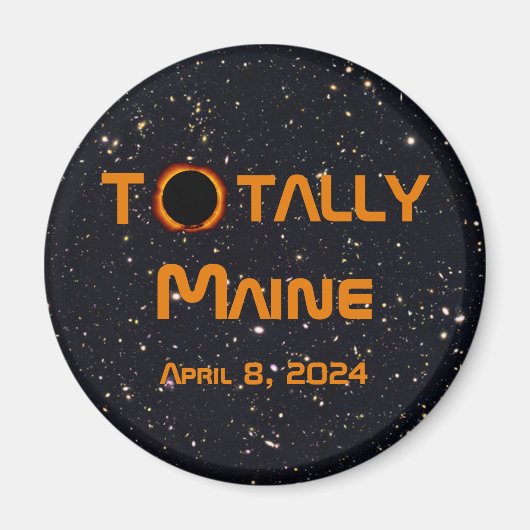 Totally Maine 2024 Solar Eclipse Magnet (Vorne)