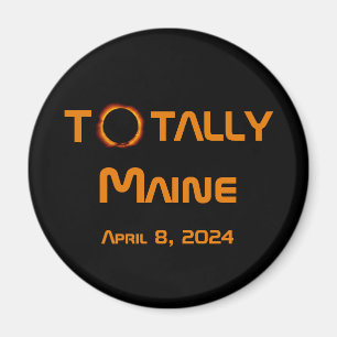 Totally Maine 2024 Solar Eclipse Magnet
